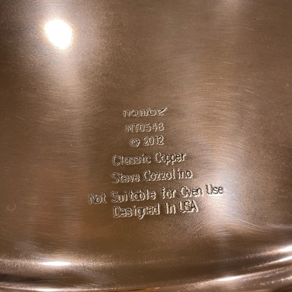 Nambe - Classic Copper collection 
17” oval platter - Picture 7 of 7